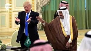 ترامپ پادشاه عربستان را تحقیر کرد