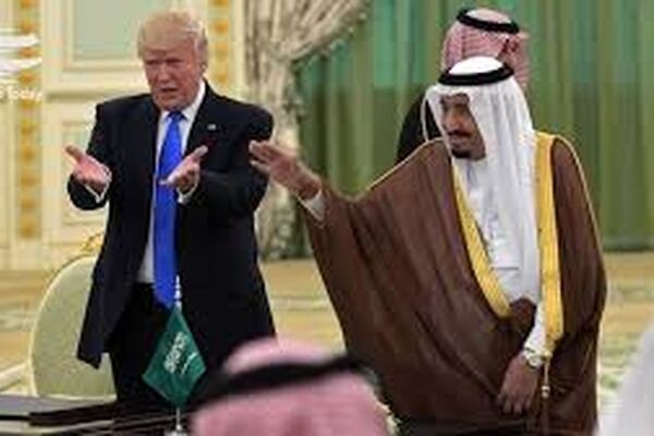 ترامپ پادشاه عربستان را تحقیر کرد