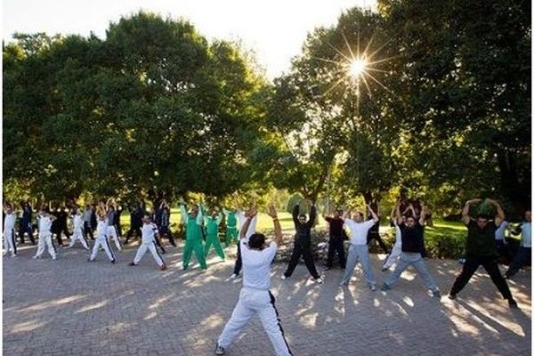 یک صبح عادی در پارک ملت مشهد