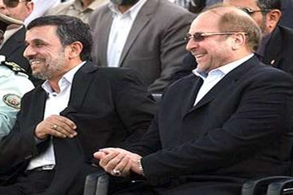 عکسی جالب از احمدی‌نژاد، قالیباف، هاشمی و لاریجانی