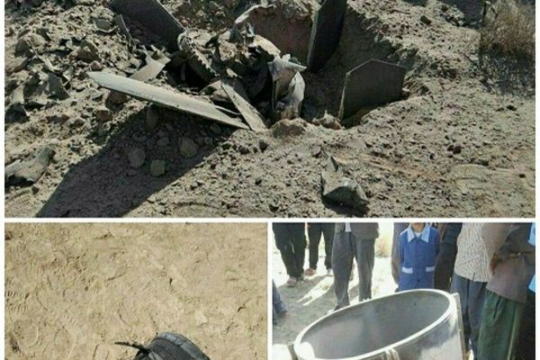 سقوط دو شی ناشناس در خراسان رضوی