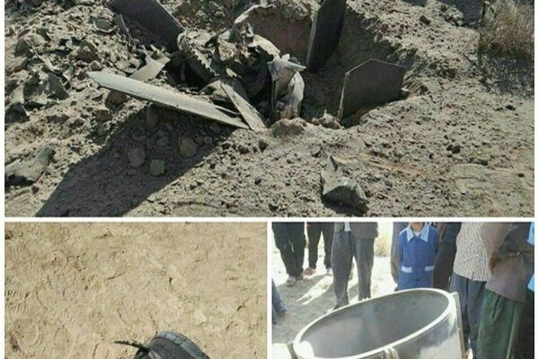 سقوط دو شی ناشناس در خراسان رضوی