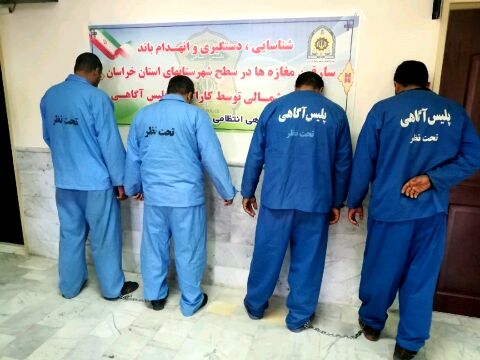 دستگیری باند سرقت از واحدهای تجاری خراسان رضوی در سبزوار