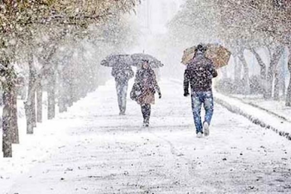 پیش‌بینی بارش برف در پنج استان
