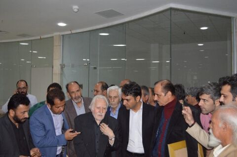استاد فرشچیان « برج ضامن آهو» را در مشهد افتتاح کرد