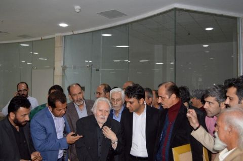 استاد فرشچیان « برج ضامن آهو» را در مشهد افتتاح کرد
