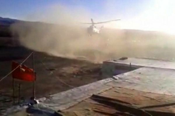 بالگرد هلال احمر سبب ویرانی موکبهای مردمی شد!