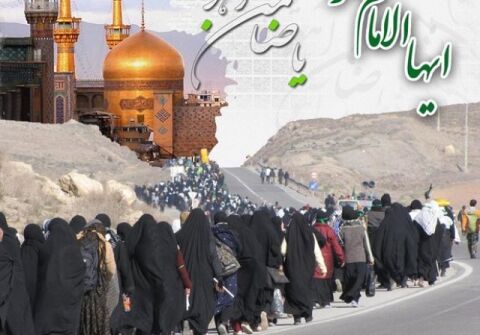 ۶۵۰۰۰ زائر پیاده در مسیرهای منتهی به مشهدمقدس هستند