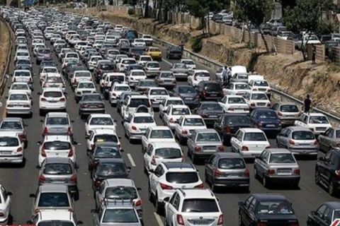 ترافیک ورودی مشهد نیمه سنگین است