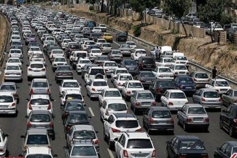 ترافیک ورودی مشهد نیمه سنگین است