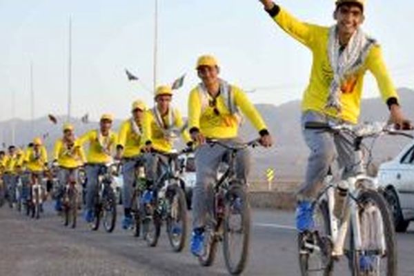 اعزام کاروان دوچرخه سواران نیشابور به مشهد مقدس