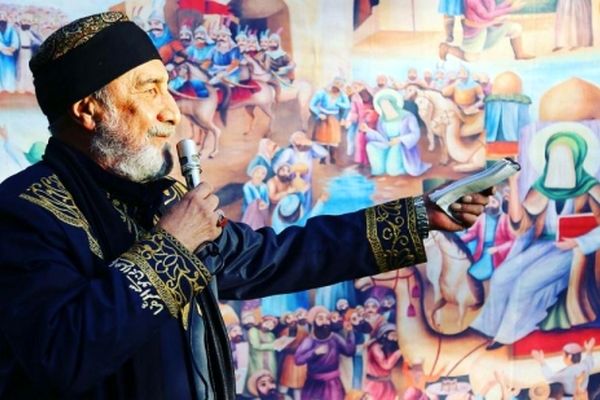 پرده خوانی روایت عشق در مشهد اجرا شد