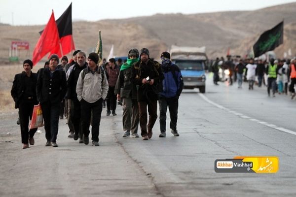 162 هزار زائر پیاده وارد مشهد شدند