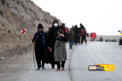 بیش از ۳۶۵۰۰۰ زائر پیاده وارد مشهدمقدس شدند