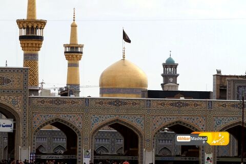حرم منور رضوی غرق در ماتم و عزاست؛ حضور دسته‌های عزاداری در بارگاه رضوی
