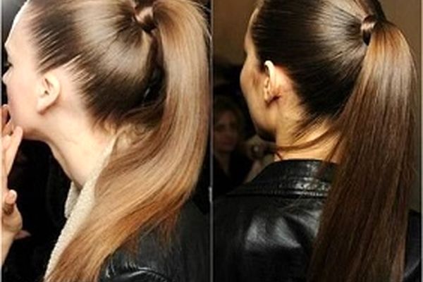 مدل موی دم اسبی در۳ مرحله