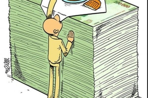 پولداری‌دولت و فقر‌ و گرفتاری‌مردم مایۀ شرمندگی است نه‌افتخار