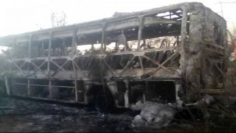 انفجار اتوبوس در زیمبابوه با بیش از ۴۰ کشته
