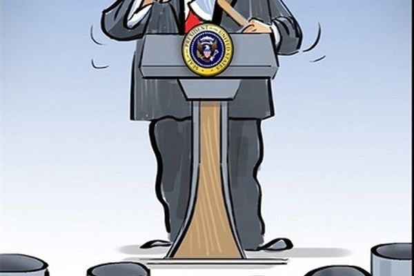 کنفرانس خبری مطلوب ترامپ!!!