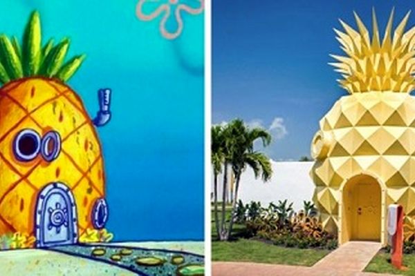 خانه های کپی برداری شده از کارتون ها