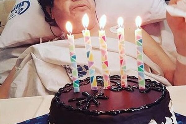 جشن تولد احمدرضا دالوند در بیمارستان