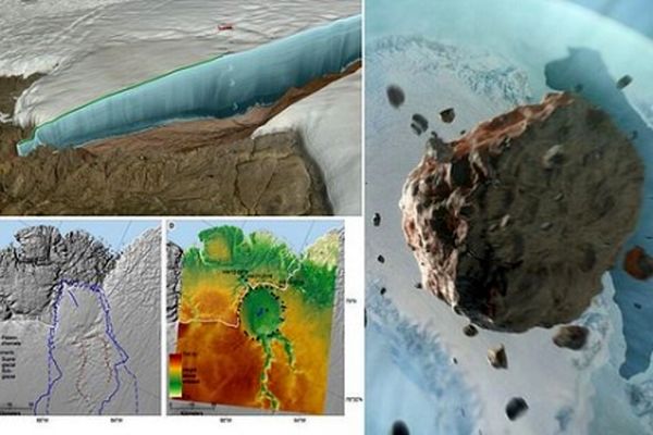 کشف شهاب‌سنگ ۱۲ میلیارد تنی ۱۲هزارساله زیر یخ‌های گرینلند+ عکس