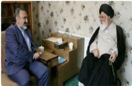 دیدار خداحافظی رشیدیان با نماینده ولی‌فقیه در خراسان‌رضوی