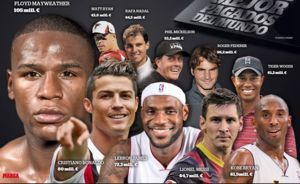 ۱۰ ورزشکار ثروتمند جهان