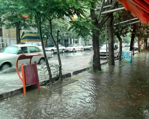 هواشناسی امروز ۹۷/۰۸/۲۸| پیش‌بینی بارش باران و آب گرفتگی معابر در ۹ استان