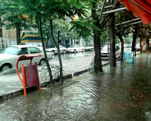 هواشناسی امروز ۹۷/۰۸/۲۸| پیش‌بینی بارش باران و آب گرفتگی معابر در ۹ استان