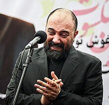 برزو ارجمند عزادار شد/عکس