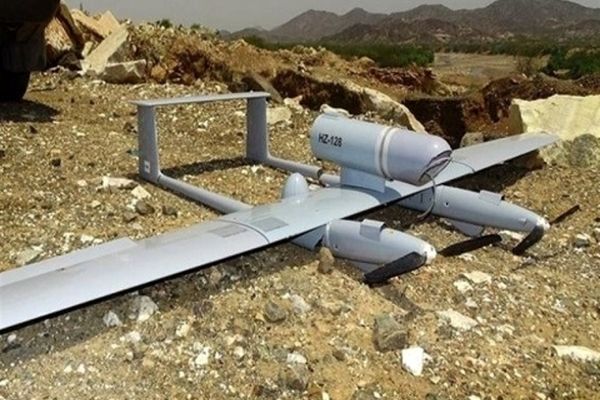 سرنگونی پهپاد متجاوزان سعودی در غرب یمن