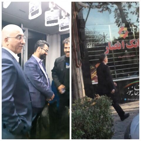 حضور ۲ وزیر بدون محافظ در مشهد+عکس