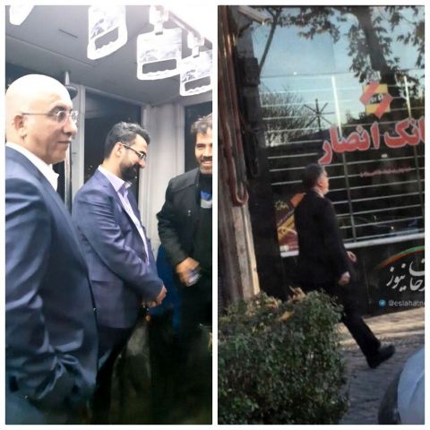 حضور ۲ وزیر بدون محافظ در مشهد+عکس