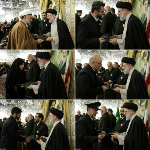 احکام خدام بارگاه رضوی اهدا شد / از وزیر ارتباطات تا بازیکن تیم پرسپولیس