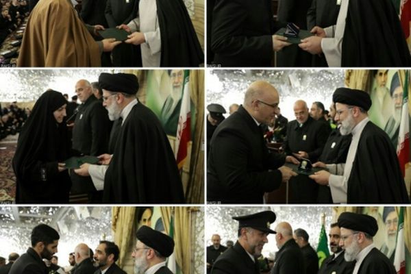 احکام خدام بارگاه رضوی اهدا شد / از وزیر ارتباطات تا بازیکن تیم پرسپولیس