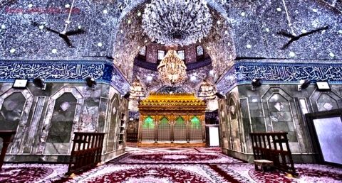 تصاویری از داخل ضریح حضرت عباس (ع)