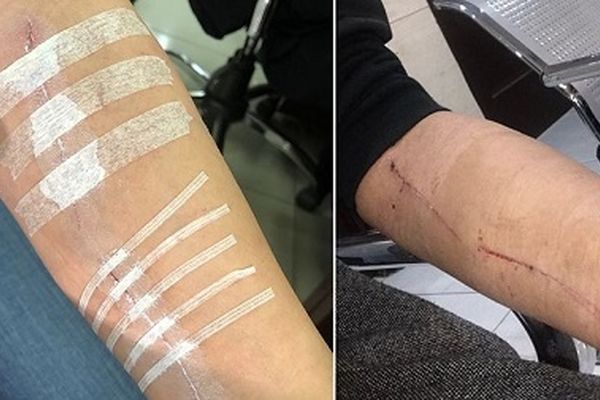 برخورد وحشیانه پلیس فرودگاه تفلیس با یک زن ایرانی +تصاویر