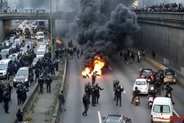 آغاز مجدد اعتراضات در فرانسه