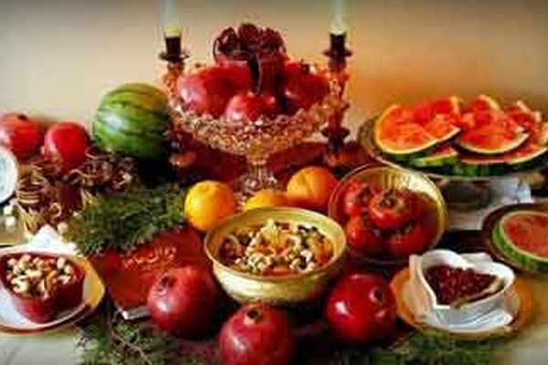 تزئینات سفره مخصوص شب یلدا