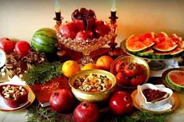 تزئینات سفره مخصوص شب یلدا