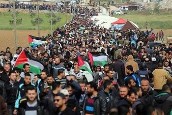 خروش فلسطینیان در رام الله علیه جنایات اشغالگران صهیونیست