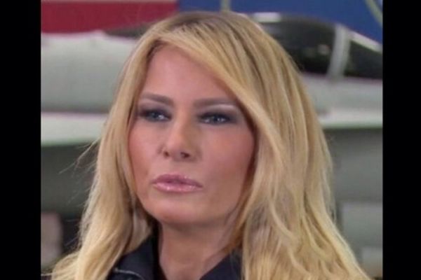 مدل موی جدید ملانیا ترامپ مورد تمسخر قرار گرفت.