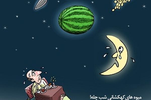 میوه های کهکشانیِ شب چله!