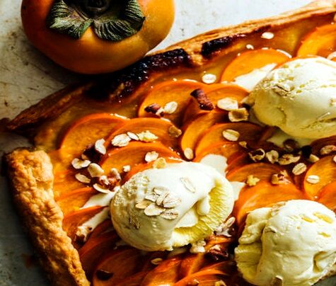 شب یلدا با خوشمزه ترین تارت خرمالو