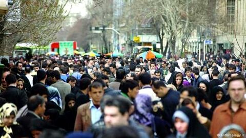 جمعیت ایران در طول یک قرن 8 برابر شده/ساختمان سنی کشور، ایده‌آل است