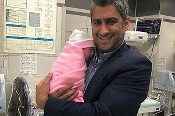 دختر‌دار شدن مجیدی+ عکس