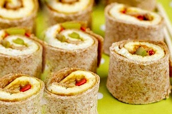 چاشت لقمه‌ای تخم‌مرغی مناسب بچه های مدرسه ای