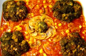غذایی ضد حساسیت و رژیمی  خورش سویا و کلم بروکلی