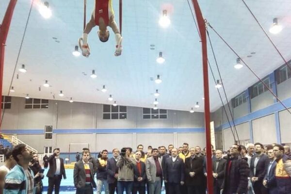 سالن ژیمناستیک در مشهد با حضور وزیر ورزش بهره برداری شد